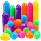 500 Pcs Easter Eggs,2.35" Assorted Bright Colors Plastic Easter Eggs for Easter Hunt,Easter Themed,Decorations,Basket Stuffers Fillers